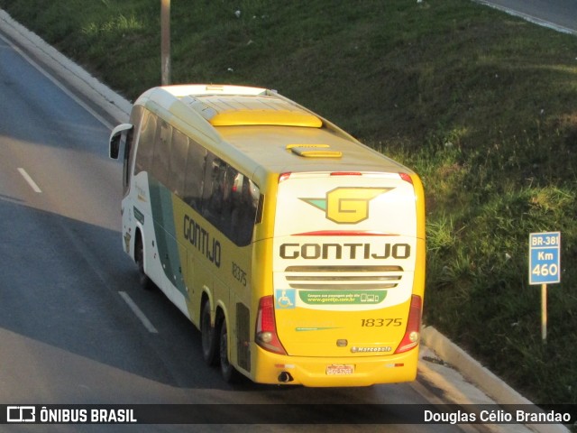 Empresa Gontijo de Transportes 18375 na cidade de Belo Horizonte, Minas Gerais, Brasil, por Douglas Célio Brandao. ID da foto: 9504862.