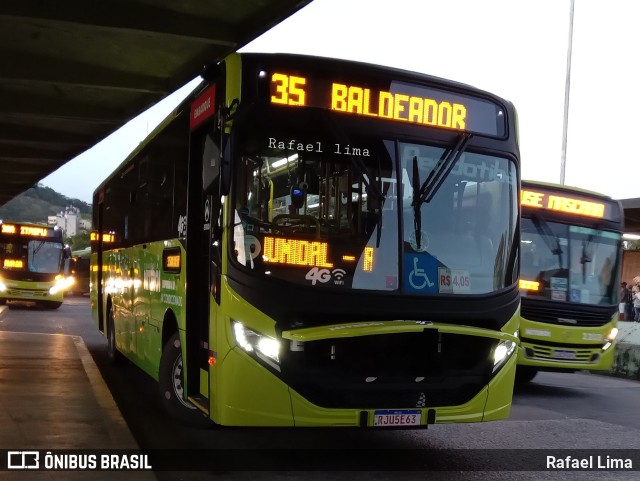 Viação Pendotiba 2.1.109 na cidade de Niterói, Rio de Janeiro, Brasil, por Rafael Lima. Número da foto: #9505207.