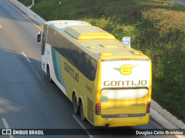 Empresa Gontijo de Transportes 14855 na cidade de Belo Horizonte, Minas Gerais, Brasil, por Douglas Célio Brandao. ID da foto: 9506071.