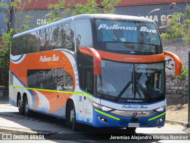 Pullman Bus 260 na cidade de Santiago, Santiago, Metropolitana de Santiago, Chile, por Jeremias Alejandro Medina Ramirez. Número da foto: #9506536.
