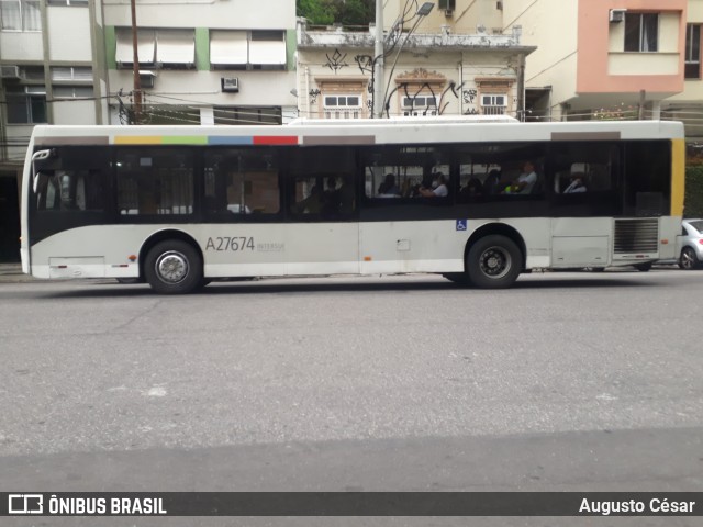 Transportes Vila Isabel A27674 na cidade de Rio de Janeiro, Rio de Janeiro, Brasil, por Augusto César. Número da foto: #9507114.