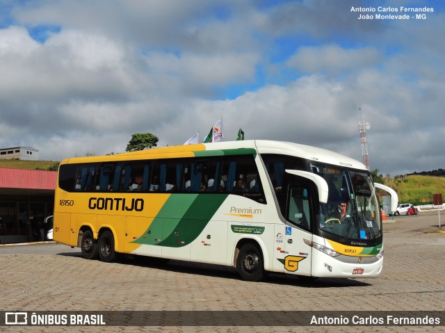 Empresa Gontijo de Transportes 18150 na cidade de João Monlevade, Minas Gerais, Brasil, por Antonio Carlos Fernandes. ID da foto: 9505289.