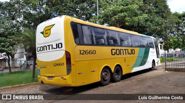 Empresa Gontijo de Transportes 12660 na cidade de Patos de Minas, Minas Gerais, Brasil, por Luis Guilherme Costa. Número da foto: #9505651.