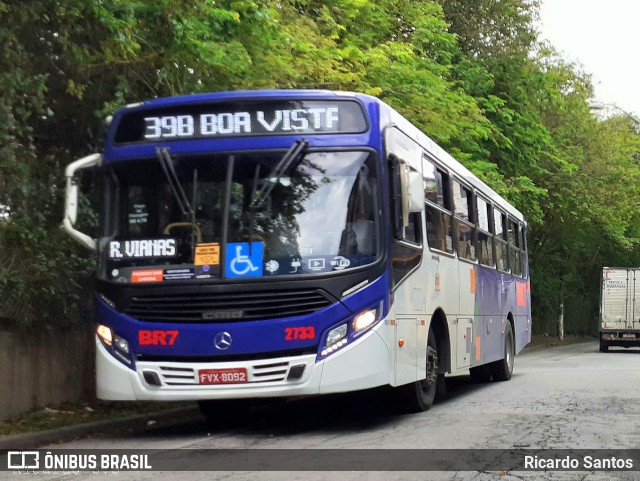 BR7 Mobilidade 2733 na cidade de São Bernardo do Campo, São Paulo, Brasil, por Ricardo Santos. Número da foto: #9506015.