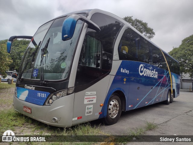 Viação Cometa 15151 na cidade de São Paulo, São Paulo, Brasil, por Sidney Santos. Número da foto: #9505499.