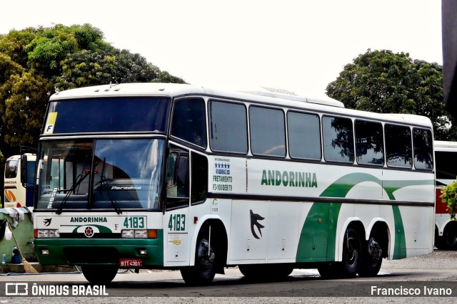 Empresa de Transportes Andorinha 4183 na cidade de São Paulo, São Paulo, Brasil, por Francisco Ivano. ID da foto: 9505243.