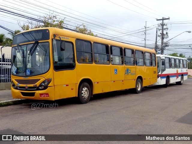 AVP - Auto Viação Paraíso 5288 na cidade de Aracaju, Sergipe, Brasil, por Matheus dos Santos. Número da foto: #9506777.