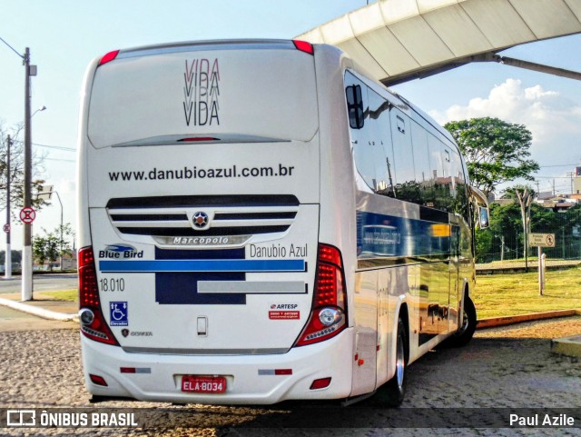 VIDA - Viação Danúbio Azul 18.010 na cidade de Jundiaí, São Paulo, Brasil, por Paul Azile. ID da foto: 9507247.