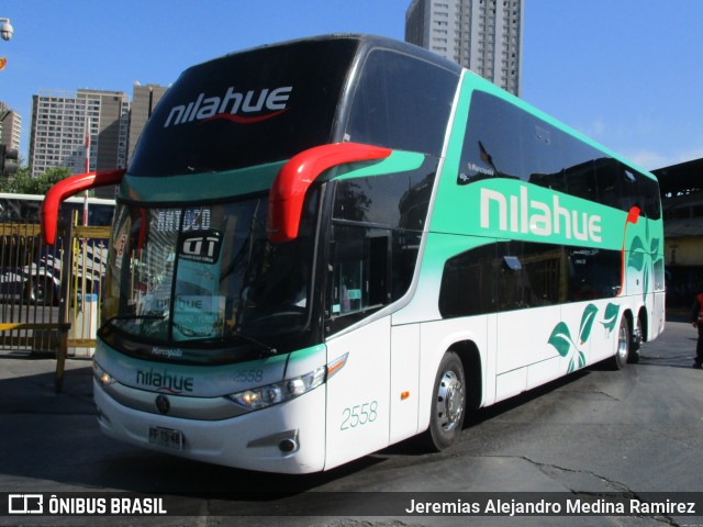 Buses Nilahue 2558 na cidade de Santiago, Santiago, Metropolitana de Santiago, Chile, por Jeremias Alejandro Medina Ramirez. Número da foto: #9506660.