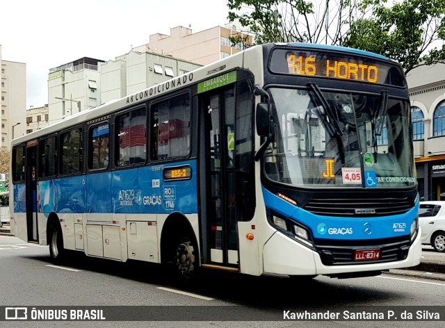 Viação Nossa Senhora das Graças A71629 na cidade de Rio de Janeiro, Rio de Janeiro, Brasil, por Kawhander Santana P. da Silva. Número da foto: #9505048.