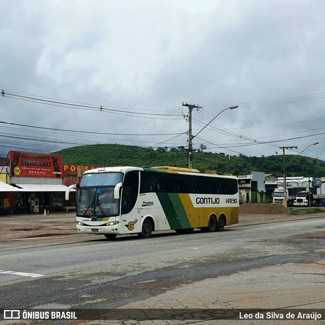 Empresa Gontijo de Transportes 14930 na cidade de Governador Valadares, Minas Gerais, Brasil, por Leo da Silva de Araújo. ID da foto: 9508366.