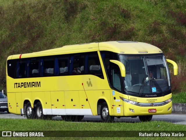 Viação Itapemirim 60095 na cidade de Petrópolis, Rio de Janeiro, Brasil, por Rafael da Silva Xarão. Número da foto: #9510214.