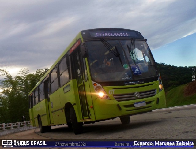 Viação Paraíso Verde 07 na cidade de Guapimirim, Rio de Janeiro, Brasil, por Eduardo  Marques Teixeira. Número da foto: #9508164.