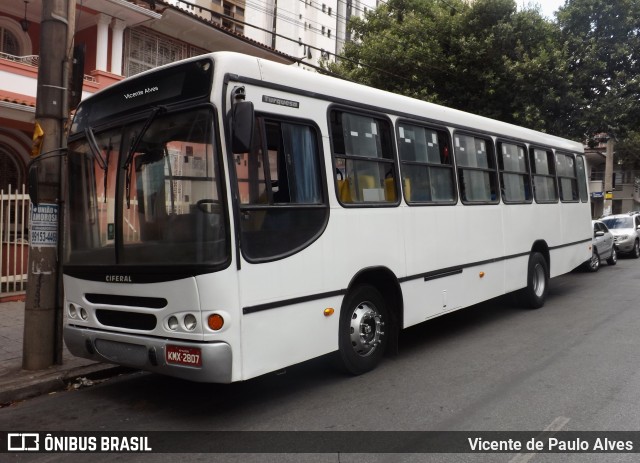 Ônibus Particulares 2807 na cidade de Belo Horizonte, Minas Gerais, Brasil, por Vicente de Paulo Alves. ID da foto: 9507591.