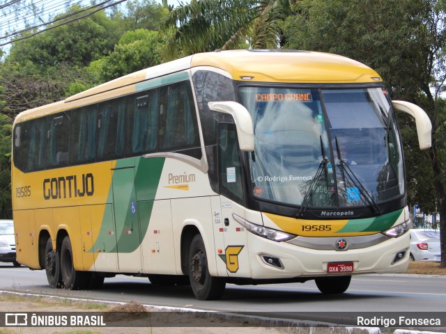 Empresa Gontijo de Transportes 19585 na cidade de Maceió, Alagoas, Brasil, por Rodrigo Fonseca. ID da foto: 9508648.