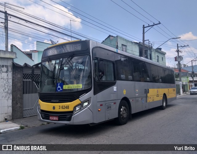 Transunião Transportes 3 6248 na cidade de São Paulo, São Paulo, Brasil, por Yuri Brito. Número da foto: #9509799.