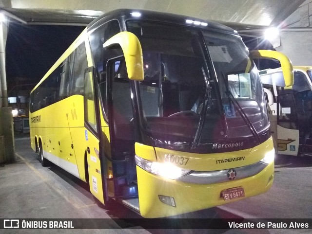 Viação Itapemirim 60037 na cidade de Belo Horizonte, Minas Gerais, Brasil, por Vicente de Paulo Alves. ID da foto: 9509456.