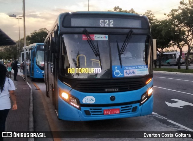 Viação Grande Vitória 23126 na cidade de Vitória, Espírito Santo, Brasil, por Everton Costa Goltara. Número da foto: #9508618.