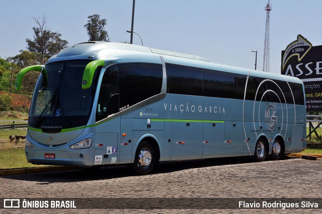 Viação Garcia 7819 na cidade de Ourinhos, São Paulo, Brasil, por Flavio Rodrigues Silva. ID da foto: 9510130.