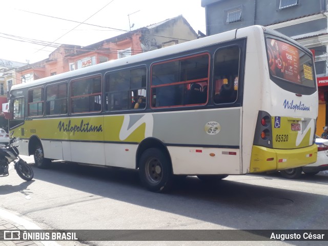 Viação Nilopolitana 05520 na cidade de Nilópolis, Rio de Janeiro, Brasil, por Augusto César. Número da foto: #9508820.