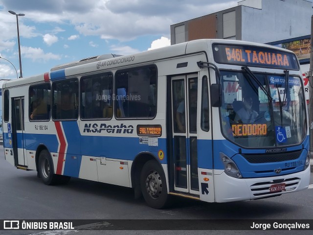 Viação Nossa Senhora da Penha RJ 188.104 na cidade de Rio de Janeiro, Rio de Janeiro, Brasil, por Jorge Gonçalves. Número da foto: #9508245.