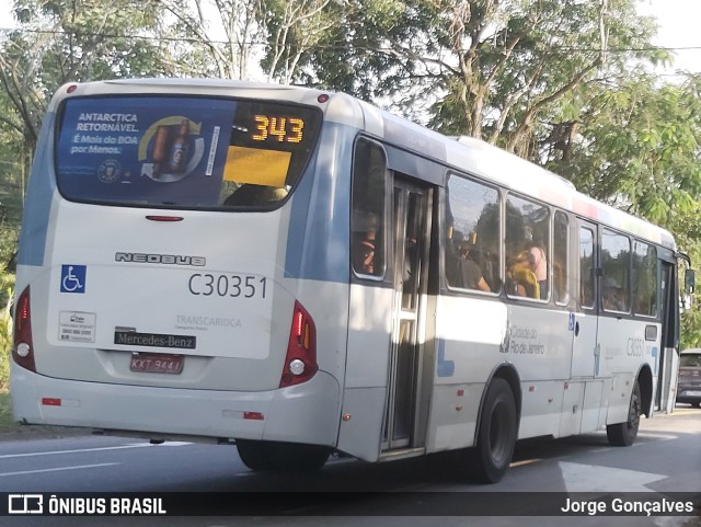 Transportes Futuro C30351 na cidade de Rio de Janeiro, Rio de Janeiro, Brasil, por Jorge Gonçalves. ID da foto: 9508020.