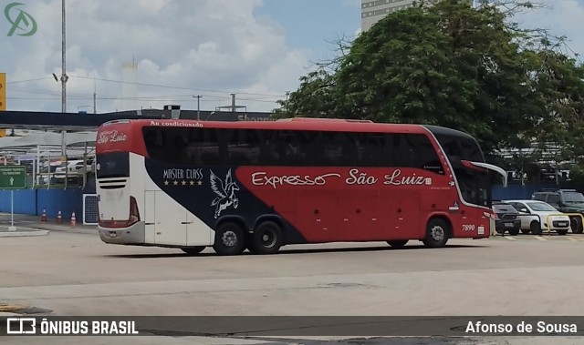 Expresso São Luiz 7890 na cidade de Goiânia, Goiás, Brasil, por Afonso de Sousa. Número da foto: #9507832.
