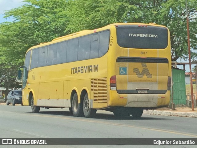 Viação Itapemirim 8817 na cidade de Nazaré da Mata, Pernambuco, Brasil, por Edjunior Sebastião. ID da foto: 9507672.