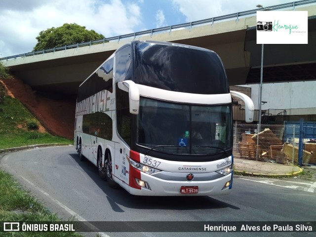 Auto Viação Catarinense 3537 na cidade de Campinas, São Paulo, Brasil, por Henrique Alves de Paula Silva. Número da foto: #9507604.