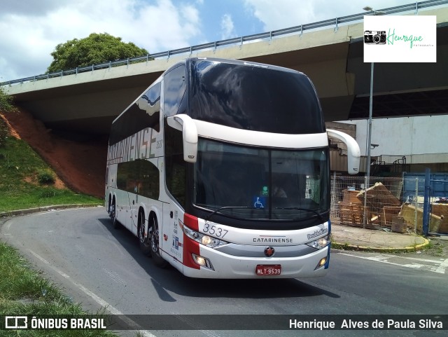 Auto Viação Catarinense 3537 na cidade de Campinas, São Paulo, Brasil, por Henrique Alves de Paula Silva. ID da foto: 9507604.