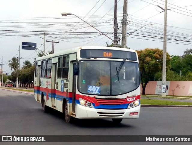 AVP - Auto Viação Paraíso 5257 na cidade de Aracaju, Sergipe, Brasil, por Matheus dos Santos. Número da foto: #9508076.