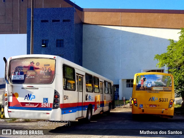 AVP - Auto Viação Paraíso 5241 na cidade de Aracaju, Sergipe, Brasil, por Matheus dos Santos. ID da foto: 9511871.