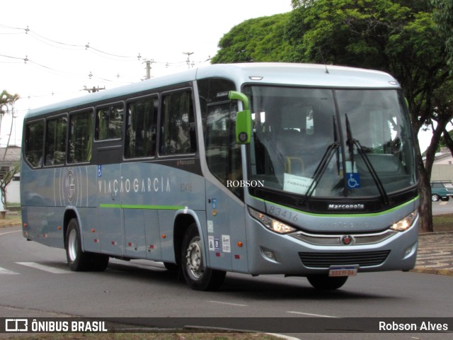 Viação Garcia 83416 na cidade de Paranavaí, Paraná, Brasil, por Robson Alves. ID da foto: 9511411.