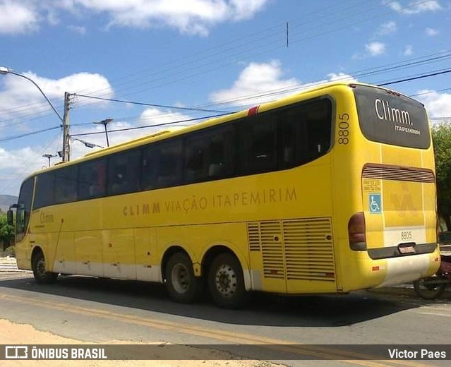 Viação Itapemirim 8805 na cidade de Ipueiras, Ceará, Brasil, por Victor Paes. Número da foto: #9510653.