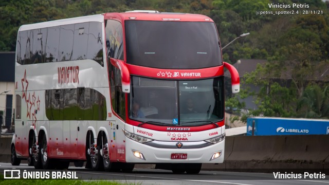 Vavatur Transporte e Turismo 11000 na cidade de Joinville, Santa Catarina, Brasil, por Vinicius Petris. ID da foto: 9511765.