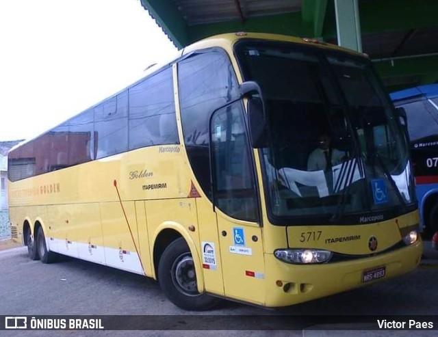 Viação Itapemirim 5717 na cidade de Ipueiras, Ceará, Brasil, por Victor Paes. ID da foto: 9510618.