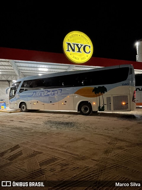 Transportadora Turística Natal 1580 na cidade de São Sebastião da Bela Vista, Minas Gerais, Brasil, por Marco Silva. Número da foto: #9511203.