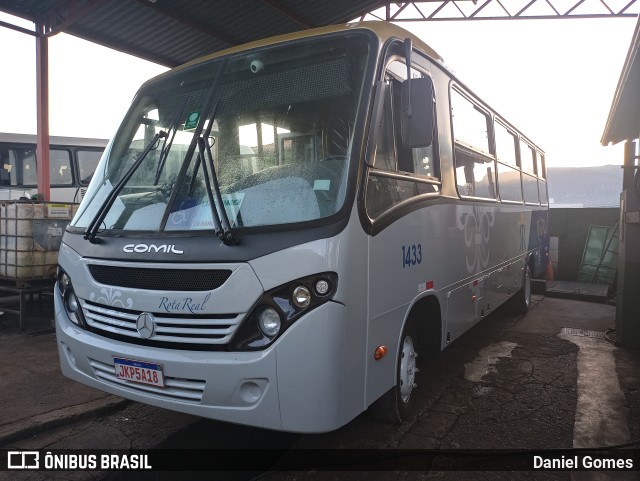 Turin Transportes 1433 na cidade de Ouro Preto, Minas Gerais, Brasil, por Daniel Gomes. ID da foto: 9510858.