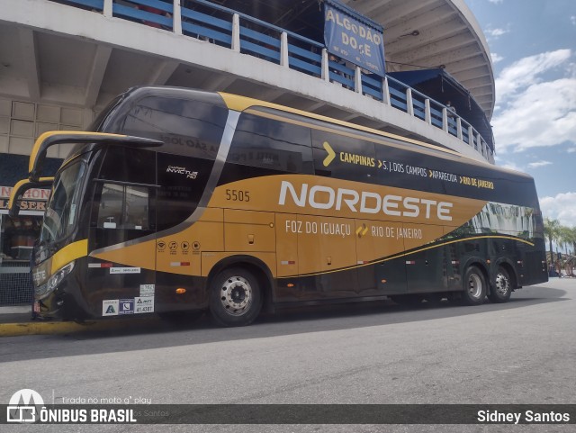 Expresso Nordeste 5505 na cidade de São Paulo, São Paulo, Brasil, por Sidney Santos. ID da foto: 9510877.