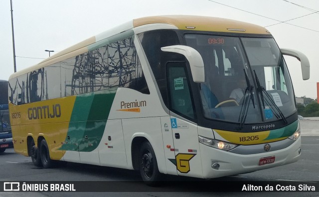 Empresa Gontijo de Transportes 18205 na cidade de São Paulo, São Paulo, Brasil, por Ailton da Costa Silva. ID da foto: 9512150.