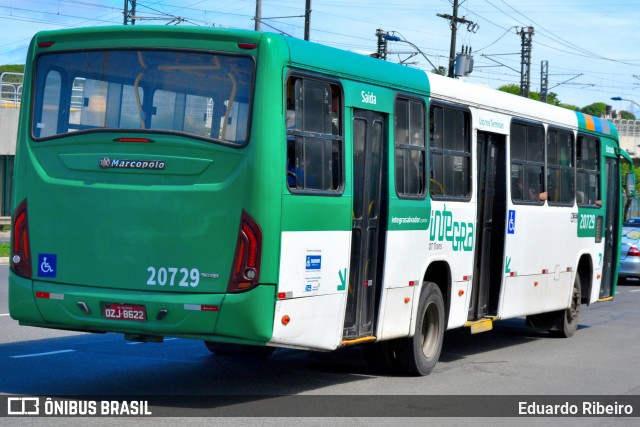 OT Trans - Ótima Salvador Transportes 20729 na cidade de Salvador, Bahia, Brasil, por Eduardo Ribeiro. Número da foto: #9511710.