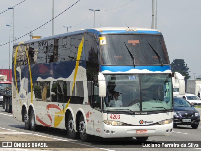 Ônibus Particulares 4203 na cidade de São Paulo, São Paulo, Brasil, por Luciano Ferreira da Silva. ID da foto: 9432747.