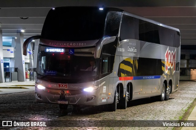 Auto Viação 1001 RJ 108.1134 na cidade de Joinville, Santa Catarina, Brasil, por Vinicius Petris. Número da foto: #9432413.