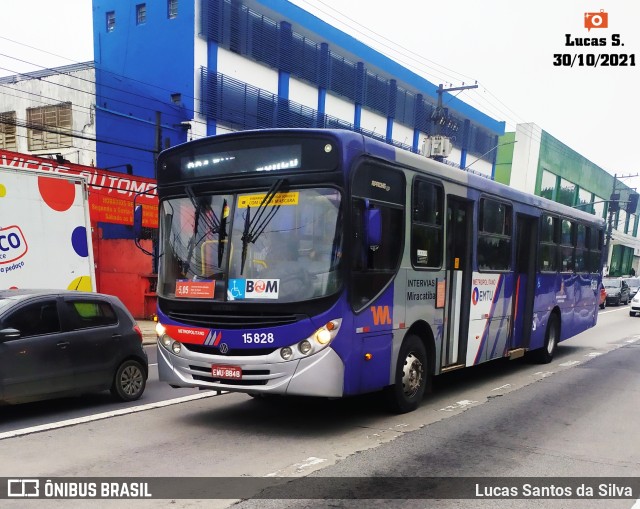 Viação Miracatiba 15.828 na cidade de São Paulo, São Paulo, Brasil, por Lucas Santos da Silva. Número da foto: #9431344.