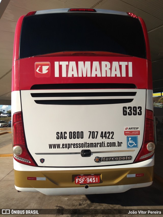 Expresso Itamarati 6393 na cidade de Fernandópolis, São Paulo, Brasil, por João Vitor Pereira. Número da foto: #9433515.