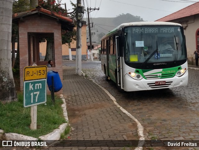 Viação Elite RJ 176.014 na cidade de Barra Mansa, Rio de Janeiro, Brasil, por David Freitas. Número da foto: #9434105.