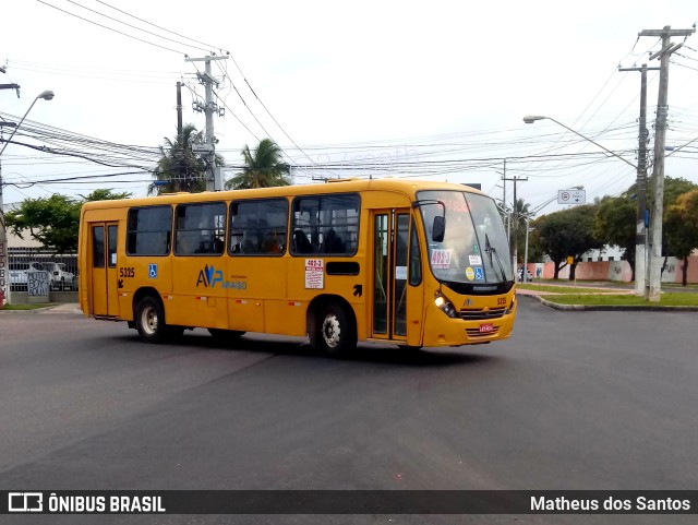 AVP - Auto Viação Paraíso 5325 na cidade de Aracaju, Sergipe, Brasil, por Matheus dos Santos. ID da foto: 9432832.