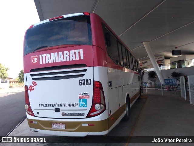 Expresso Itamarati 6387 na cidade de Fernandópolis, São Paulo, Brasil, por João Vitor Pereira. Número da foto: #9430903.