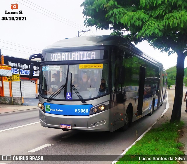 Viação Paratodos > São Jorge > Metropolitana São Paulo > Mobibrasil 6 3060 na cidade de São Paulo, São Paulo, Brasil, por Lucas Santos da Silva. Número da foto: #9431347.