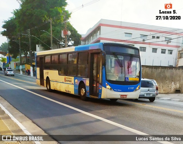 Viação Grajaú S.A. 6 1157 na cidade de São Paulo, São Paulo, Brasil, por Lucas Santos da Silva. Número da foto: #9433659.